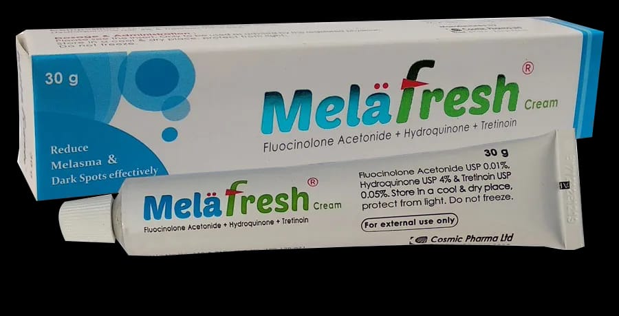 Cream Melafresh 0.01%+4%+0.05% (30gm)